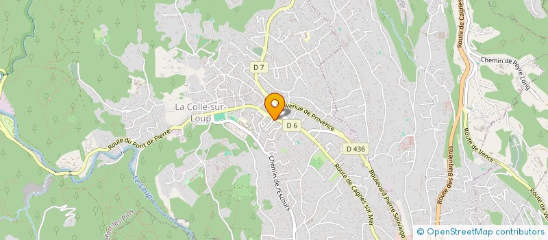 localisation de l'entreprise MONSIEUR CHRISTOPHE PACAUT à LA COLLE-SUR-LOUP