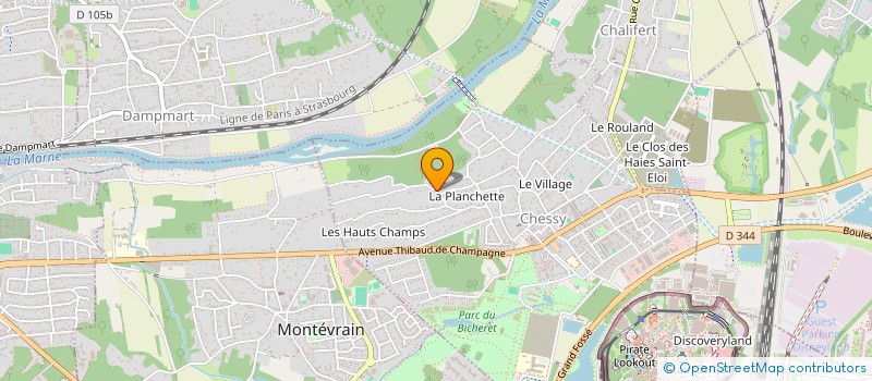 localisation de l'entreprise MONSIEUR CHRISTOPHE PACILLY à CHESSY