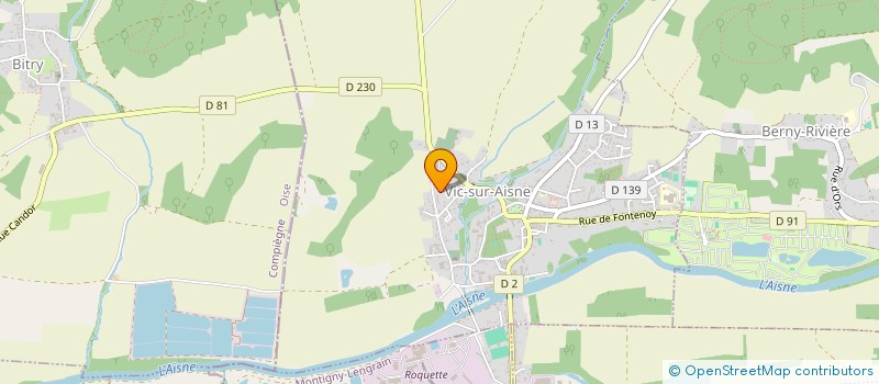localisation de l'entreprise MONSIEUR CHRISTOPHE PADIEU à VIC-SUR-AISNE
