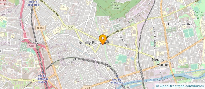 localisation de l'entreprise MONSIEUR CHRISTOPHE PAGERIE à NEUILLY-PLAISANCE