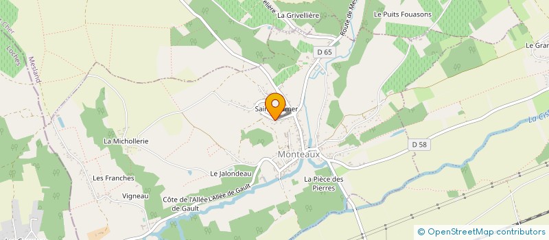 localisation de l'entreprise MONSIEUR CHRISTOPHE PAGES à MONTEAUX