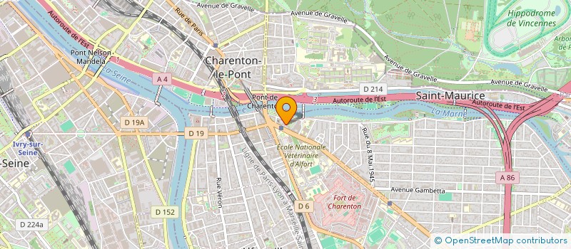 localisation de l'entreprise MONSIEUR CHRISTOPHE PAGES  MAISONS-ALFORT