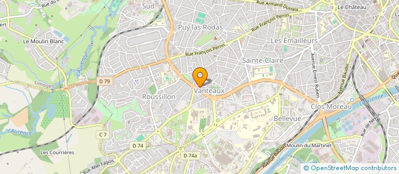 localisation de l'entreprise MONSIEUR CHRISTOPHE PAILLER à LIMOGES