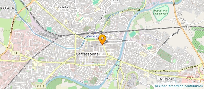 localisation de l'entreprise MONSIEUR CHRISTOPHE PAILLOLE  CARCASSONNE