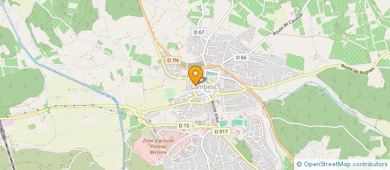 localisation de l'entreprise MONSIEUR CHRISTOPHE PAILLOUX  LAMBESC