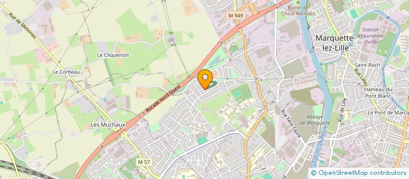 localisation de l'entreprise MONSIEUR CHRISTOPHE PAIN  MARQUETTE-LEZ-LILLE