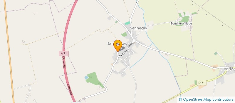 localisation de l'entreprise MONSIEUR CHRISTOPHE PAJON  SENNECAY