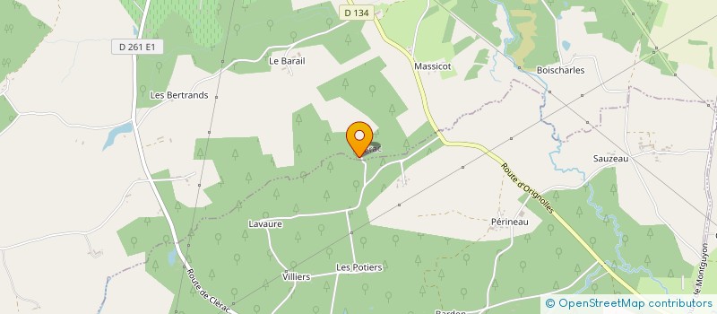 localisation de l'entreprise MONSIEUR CHRISTOPHE PAJOT  SAINT-PIERRE-DU-PALAIS