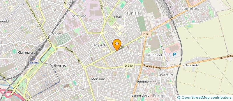 localisation de l'entreprise MONSIEUR CHRISTOPHE PALACIN  REIMS