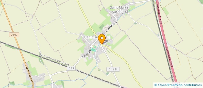 localisation de l'entreprise MONSIEUR CHRISTOPHE PALLADE  HENIN-SUR-COJEUL