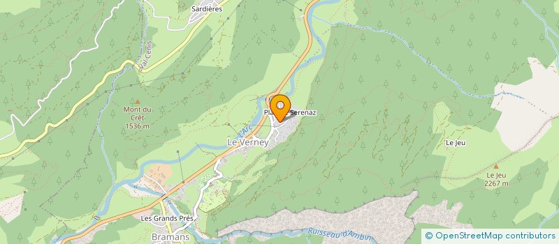 localisation de l'entreprise MONSIEUR CHRISTOPHE PALMIER  VAL-CENIS