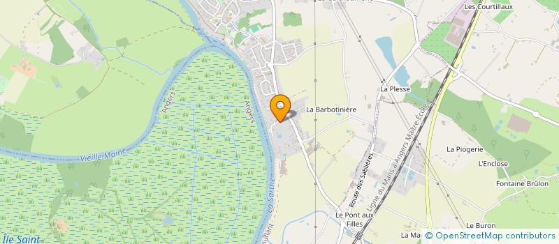 localisation de l'entreprise MONSIEUR CHRISTOPHE PALUSSIERE à ANGERS