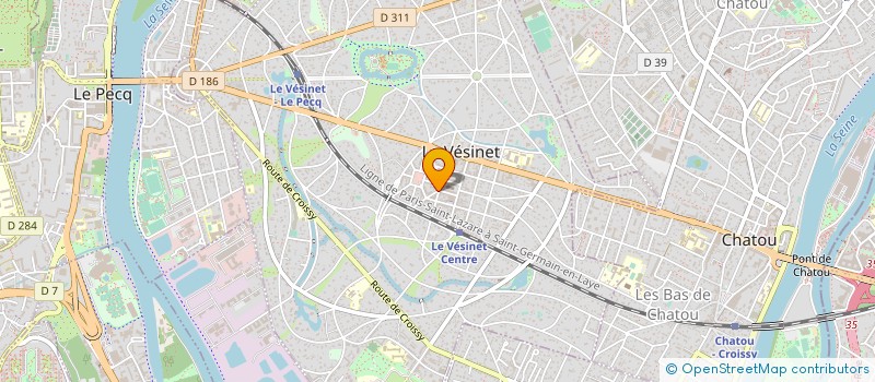 localisation de l'entreprise MONSIEUR CHRISTOPHE PANAC  LE VESINET