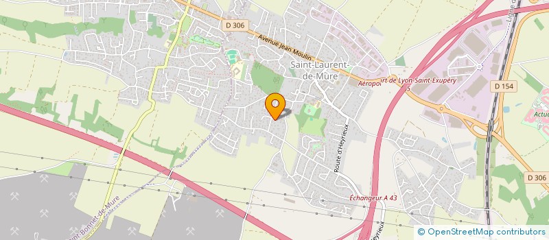 localisation de l'entreprise MONSIEUR CHRISTOPHE PANIER  SAINT-LAURENT-DE-MURE