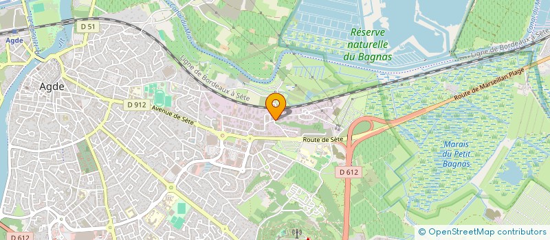 localisation de l'entreprise MONSIEUR CHRISTOPHE PANIS  AGDE