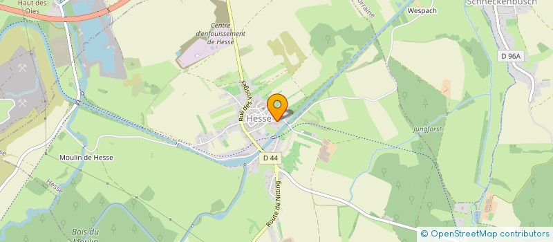 localisation de l'entreprise MONSIEUR CHRISTOPHE PAQUET  HESSE