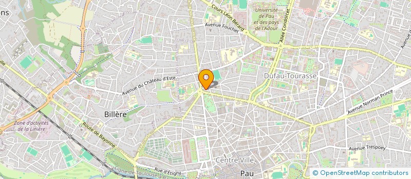 localisation de l'entreprise MONSIEUR CHRISTOPHE PARDAILLAN à PAU