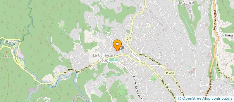 localisation de l'entreprise MONSIEUR CHRISTOPHE PARDINA  LA COLLE-SUR-LOUP