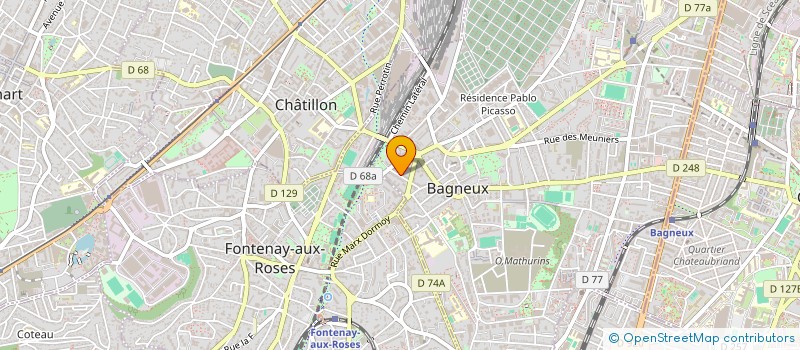 localisation de l'entreprise MONSIEUR CHRISTOPHE PARPAN à BAGNEUX