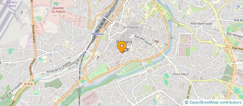 localisation de l'entreprise MONSIEUR CHRISTOPHE PARPEIX à POITIERS