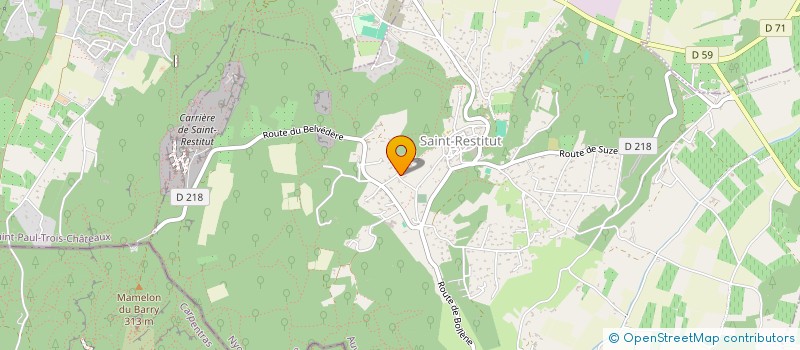 localisation de l'entreprise MONSIEUR CHRISTOPHE PARRODI  SAINT-RESTITUT