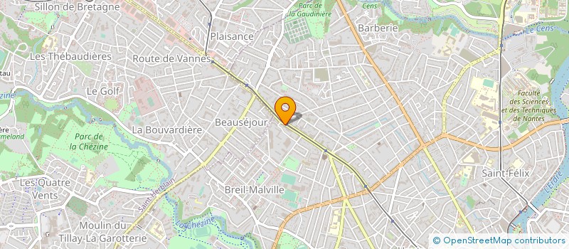 localisation de l'entreprise MONSIEUR CHRISTOPHE PARVEAU à NANTES