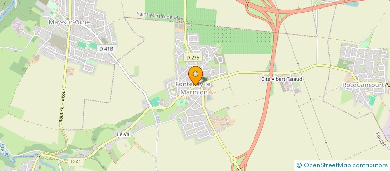 localisation de l'entreprise MONSIEUR CHRISTOPHE PASQUIER  FONTENAY-LE-MARMION