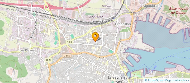 localisation de l'entreprise MONSIEUR CHRISTOPHE PASTOR  LA SEYNE-SUR-MER