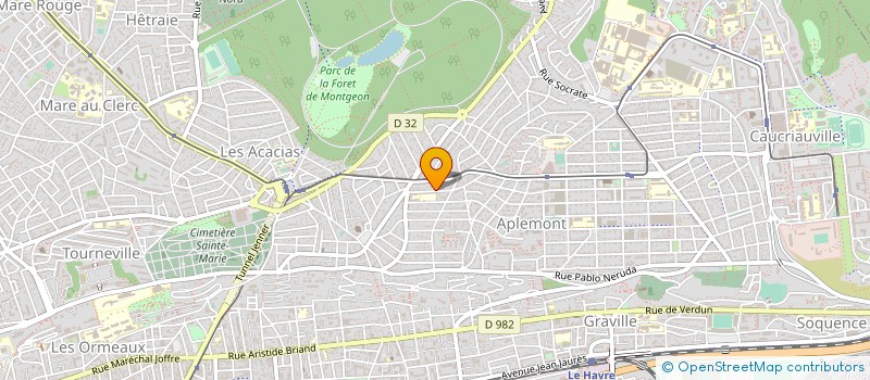 localisation de l'entreprise MONSIEUR CHRISTOPHE PATIN  LE HAVRE