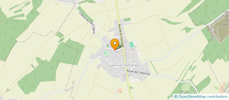 localisation de l'entreprise MONSIEUR CHRISTOPHE PATTE  SAINS-EN-AMIENOIS