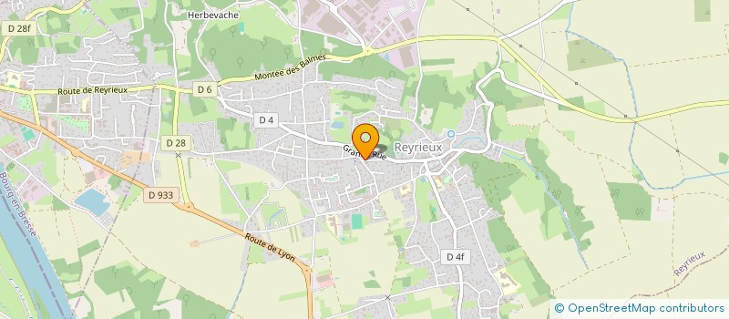 localisation de l'entreprise MONSIEUR CHRISTOPHE PATUREL  REYRIEUX