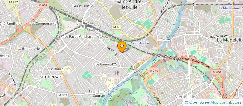 localisation de l'entreprise MONSIEUR CHRISTOPHE PAULON à LAMBERSART