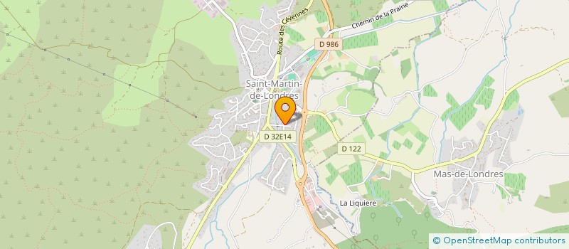 localisation de l'entreprise MONSIEUR CHRISTOPHE PAUPY  SAINT-MARTIN-DE-LONDRES