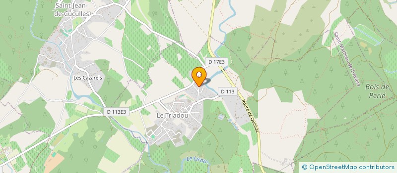 localisation de l'entreprise MONSIEUR CHRISTOPHE PAUTY  LE TRIADOU