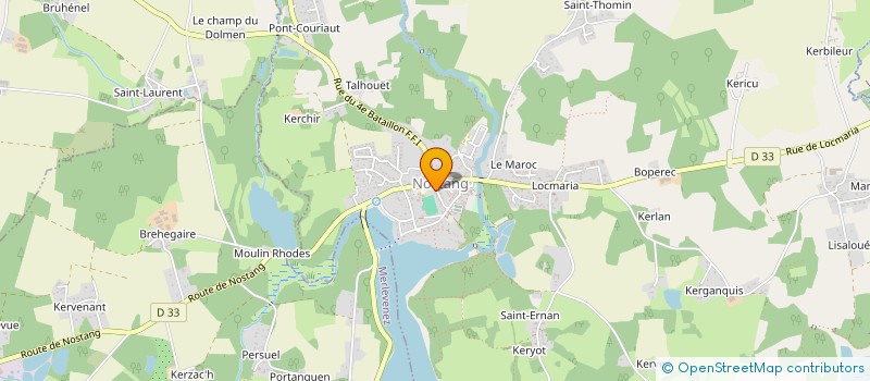 localisation de l'entreprise MONSIEUR CHRISTOPHE PAVIC  NOSTANG