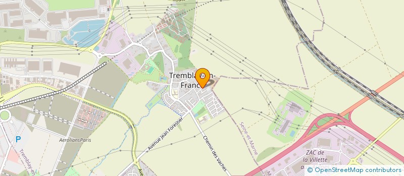 localisation de l'entreprise MONSIEUR CHRISTOPHE PAYEN à TREMBLAY-EN-FRANCE
