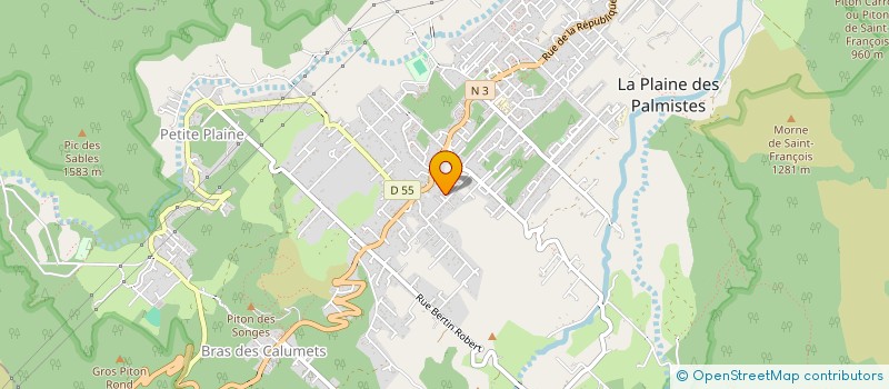 localisation de l'entreprise MONSIEUR CHRISTOPHE PAYET à LA PLAINE-DES-PALMISTES