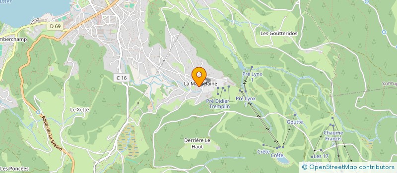 localisation de l'entreprise MONSIEUR CHRISTOPHE PAYMAL  GERARDMER