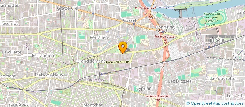 localisation de l'entreprise MONSIEUR CHRISTOPHE PAYOT  VILLEURBANNE