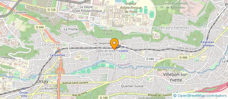 localisation de l'entreprise MONSIEUR CHRISTOPHE PEAN à PALAISEAU