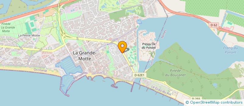 localisation de l'entreprise MONSIEUR CHRISTOPHE PEAN  LA GRANDE-MOTTE