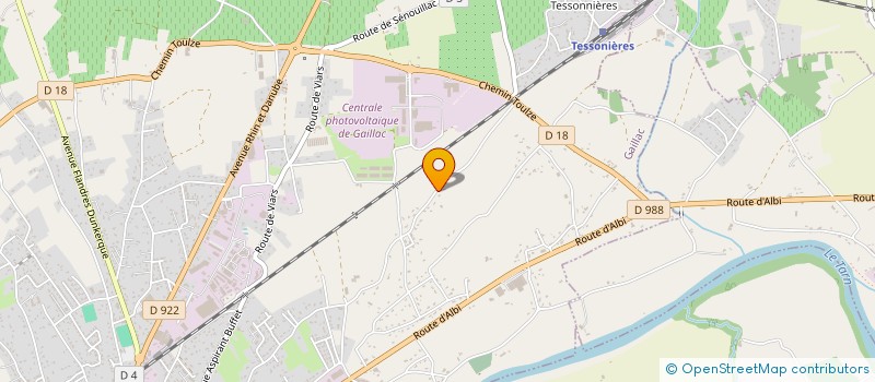 localisation de l'entreprise MONSIEUR CHRISTOPHE PECH  GAILLAC