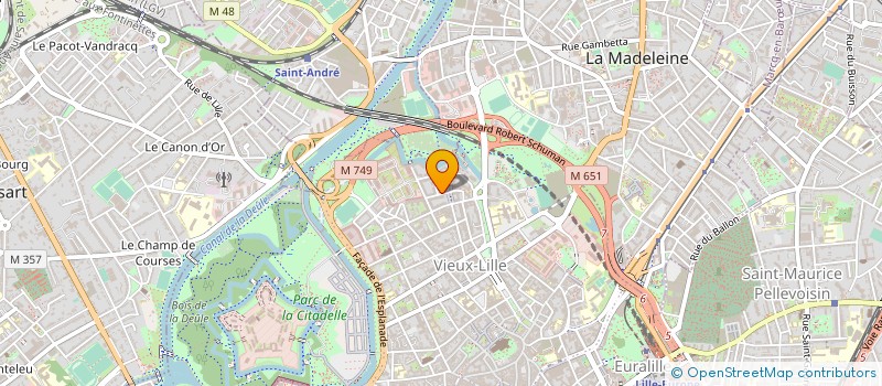 localisation de l'entreprise MONSIEUR CHRISTOPHE PECQUEUR à LILLE