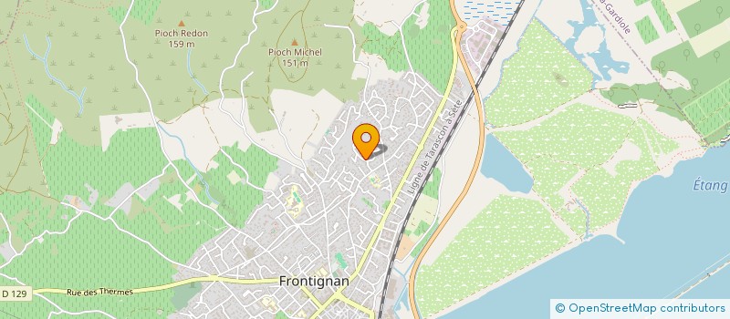 localisation de l'entreprise MONSIEUR CHRISTOPHE PECQUEUR à FRONTIGNAN