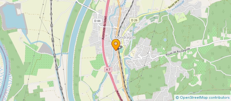 localisation de l'entreprise MONSIEUR CHRISTOPHE PEDRON  MONDRAGON