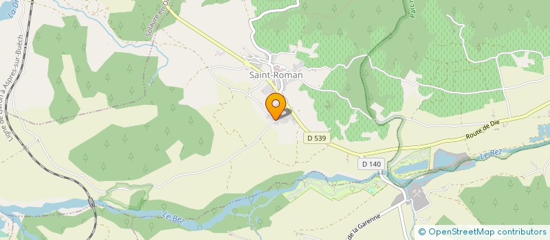 localisation de l'entreprise MONSIEUR CHRISTOPHE PELET  SAINT-ROMAN