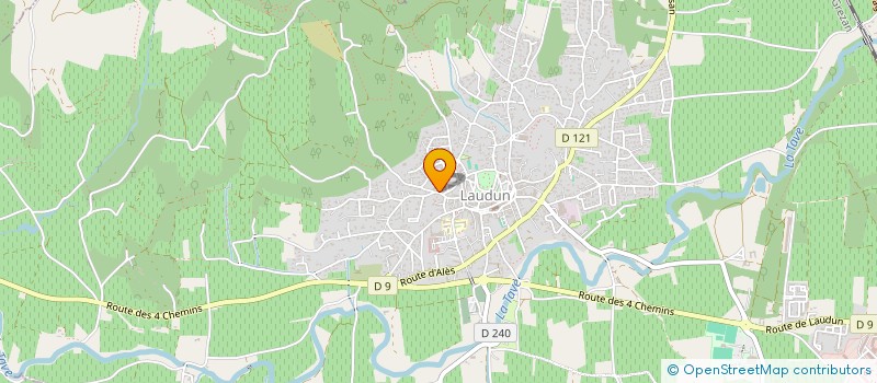 localisation de l'entreprise MONSIEUR CHRISTOPHE PELLATON  LAUDUN-L'ARDOISE