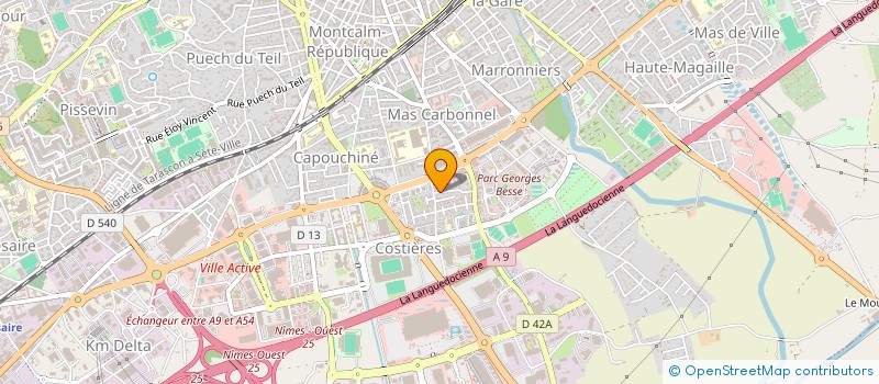 localisation de l'entreprise MONSIEUR CHRISTOPHE PELLE  NIMES