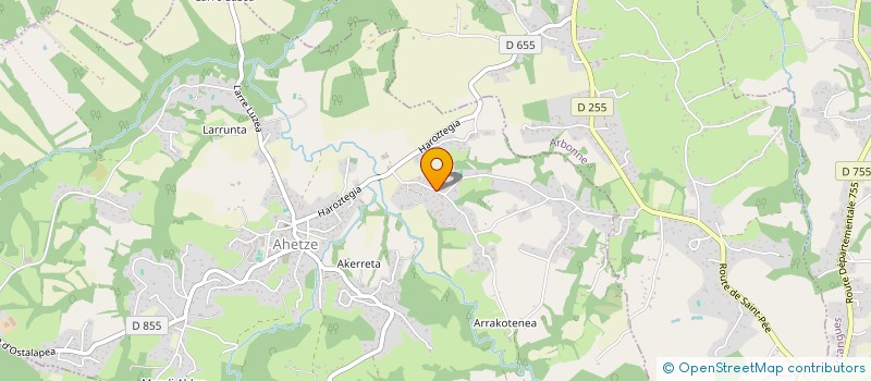 localisation de l'entreprise MONSIEUR CHRISTOPHE PELLE MATRON  AHETZE