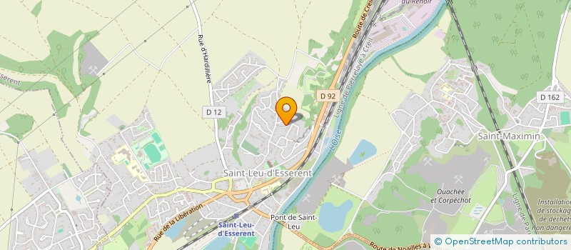 localisation de l'entreprise MONSIEUR CHRISTOPHE PELLETIER  VILLERS-SOUS-SAINT-LEU